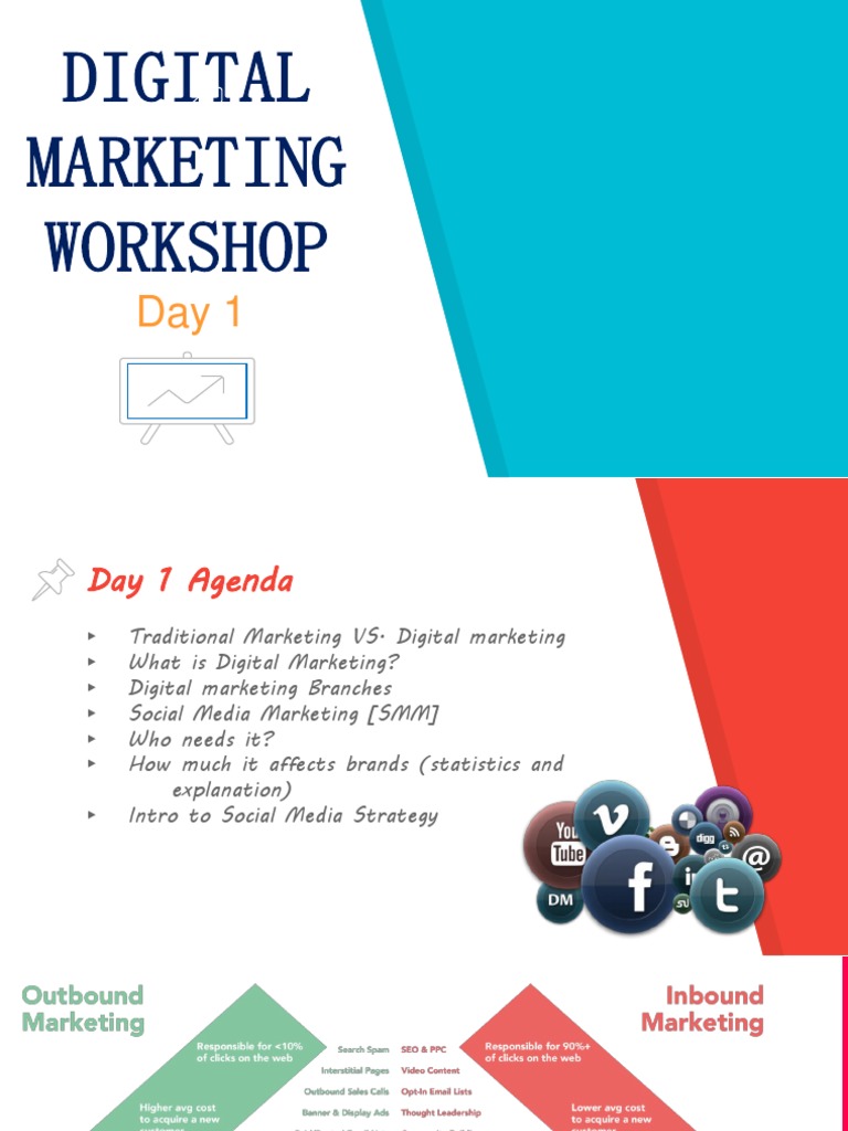 Digital Marketing Workshop Agenda | PDF | Social Media Marketing ...