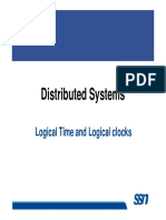 Distributed Systems: Logical Time and Logical Clocks