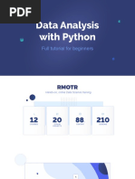 Data Analysis With Python - FreeCodeCamp PDF