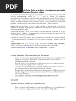 10 Reglas de Oro de la OMS | PDF | Alimentos | Agua