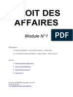 Cnam - Droit Des Affaires