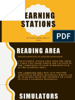 Learning Stations: by Wong, Erika Mae G. T E 2 0 1