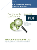 Infodriveindia PVT LTD: How To Double Your Profit by Data-Driven Decisions!