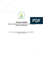 Trainer Guide: National Certificate in Construction Technology (General Electrician)