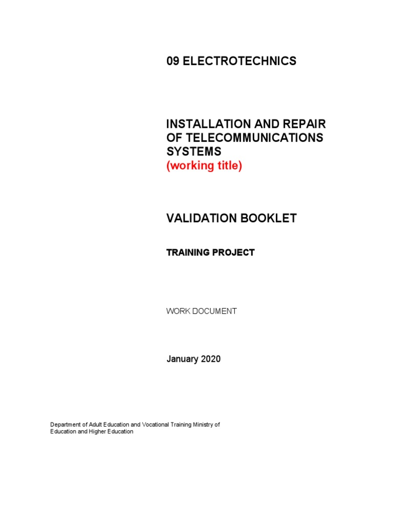 Telecommunications Systems Training Guide | PDF | Competence (Human ...