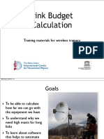 Link Budget Calculation: Training Materials For Wireless Trainers