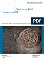 CDP 2010 Water Disclosure Global Report