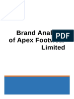 Brand Analysis of Apex Footwear Limited PDF