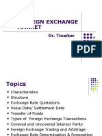 Foreign Exchange Market: Dr. Tinaikar