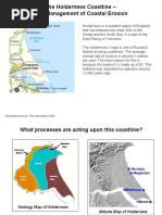 The Holderness Coastline - The Management of Coastal Erosion