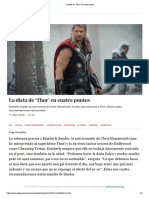 La Dieta de Thor' en Cuatro Puntos PDF