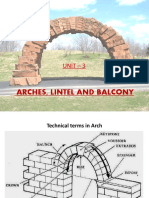 Arches, Lintel and Balcony
