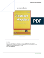 Abstract Algebra Abstract Algebra: Reviews Reviews