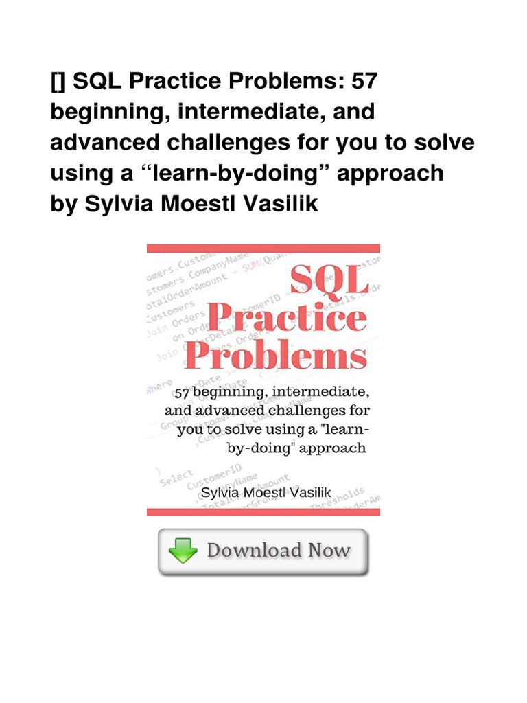 Pdf book sql practice problems 57 beginn pdf pdf
