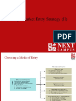 Foreign Market Entry Strategy (II)