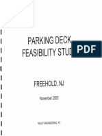 Parking Deck Feasibility Study: Freehold, NJ