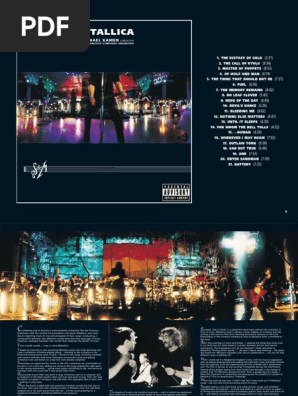 Metallica - Digital Booklet - S & M