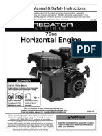 Horizontal Engine: Owner's Manual & Safety Instructions