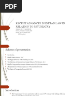 Recent Advances in Indian Law in Relation To Psychiatry-1