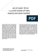 Impact of Covid-19 On Financial Market of India (Equity and Stock Market)