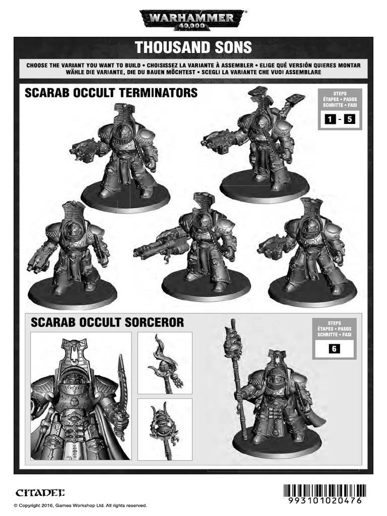Thousand Sons Scarab Occult Terminators PDF | PDF
