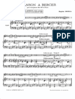 Bozza (Chanson A Bercer) Piano PDF
