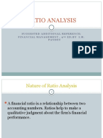Ratio Analysis: Suggested Additional Reference: Financial Management, 9 Ed, by I.M. Pandey