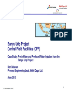 Banyu Urip Project Central Field Facilities (CFF)
