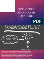 Structura planului de afacere