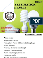 Energy Estimation & Audit