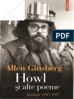 Allen Ginsberg Howl Si Alte Poeme Antologie