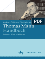 Thomas Mann Handbuch Leben — Werk — Wirkung