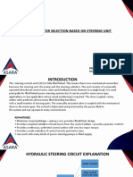 Pump Motor Selection Based On Steering Unit: Prepared by Chandan C