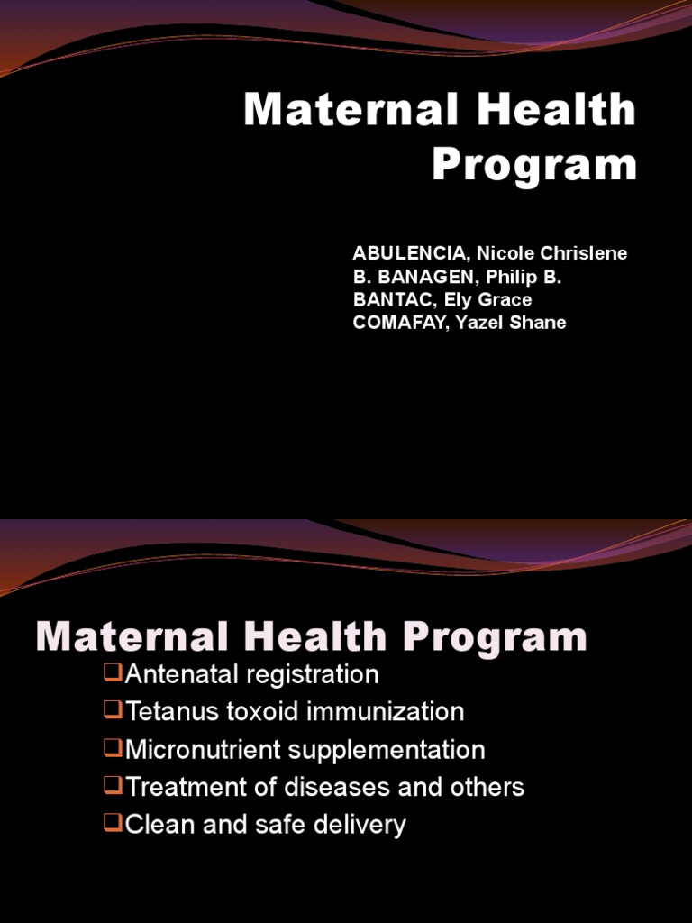 Maternal Health in the Philippines | PDF | Childbirth | Pregnancy