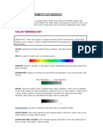 Colour: Element of Design: Color Terminology