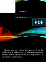 Module 6 The Human Acts