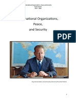 International Organizations, Peace, and Security