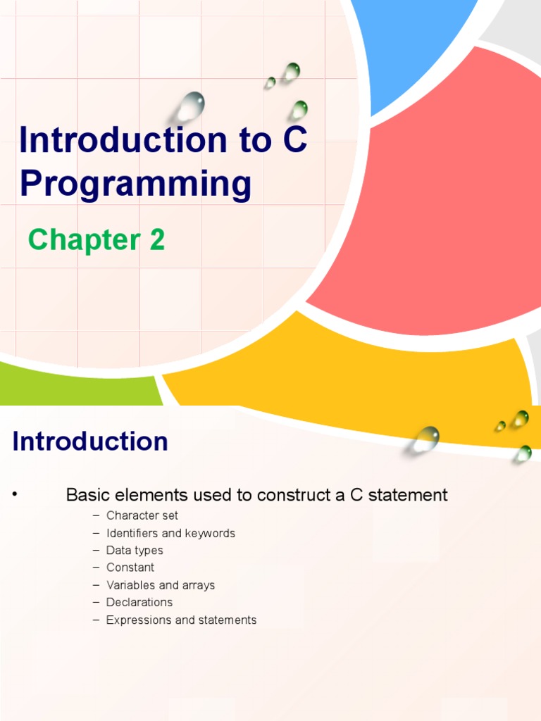 Introduction to C Programming Basics | PDF