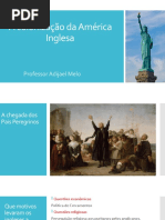 A colonização da América Inglesa