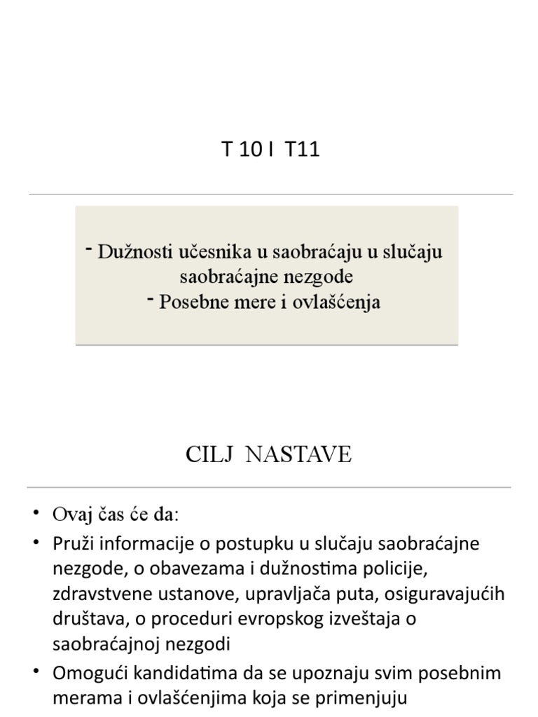 T10, T11 | PDF
