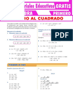 Binomio Al Cuadrado para Primer Grado de Secundaria