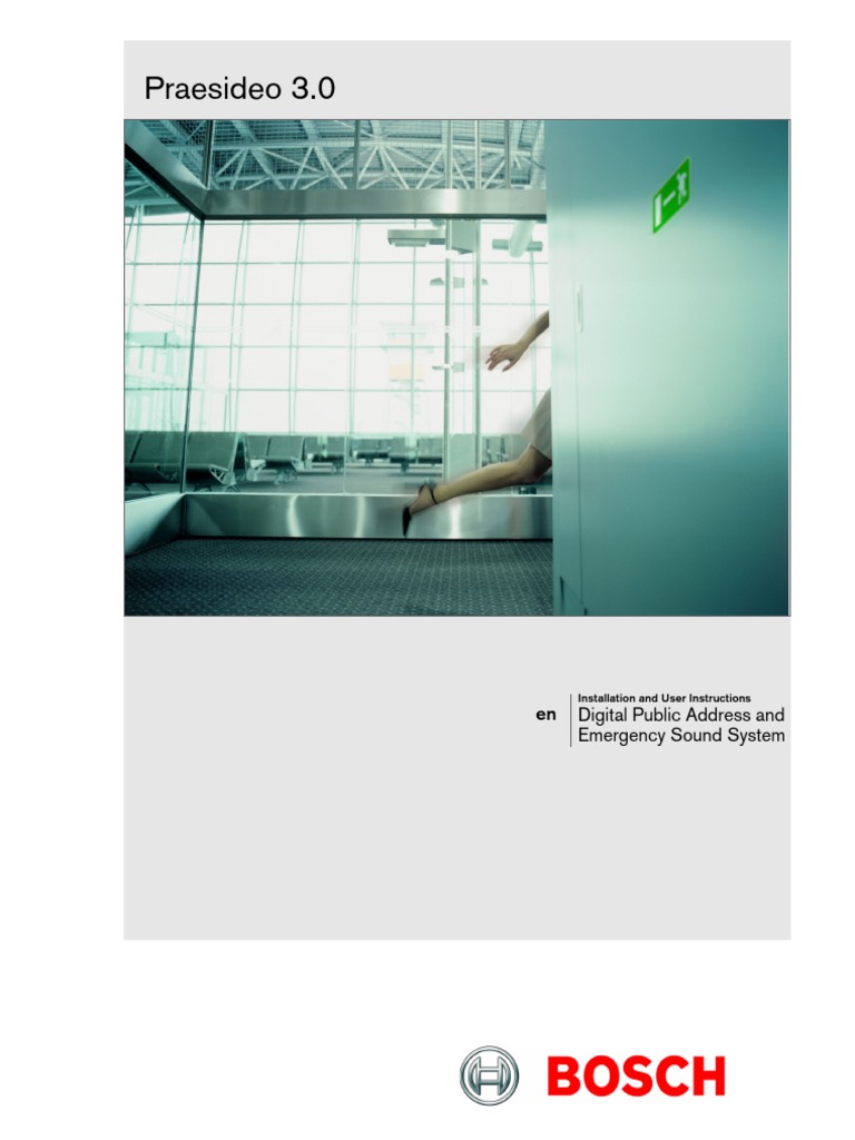 Praesideo 3.0 - Installation and User Manual PDF | PDF | Electrical ...