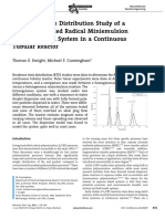 Residence Time Distribution Study of A Living/Controlled Radical Miniemulsion Polymerization System in A Continuous Tubular Reactor