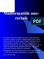 Malformatiile Ano Rectale