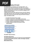 Cloud Computing NIST Model: Essential Characteristics