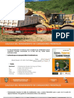 Calculo Del Rendimiento de Cargadores Frontales: Universidad Nacional Del Altiplano Puno