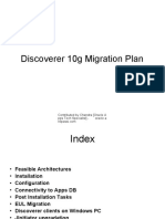 Discoverer Migration Plan