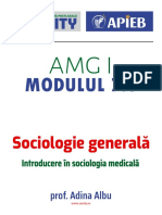 Modulul 7.3 Introducere in Sociologia Medicala PDF