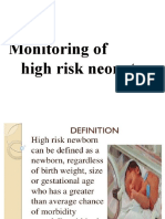 High risk neonte