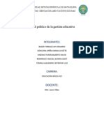 El Rol Político de La Gestión Educativa Sisntesis